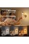 Set Of 2 Wireless Wall Light, مصباح جداري, Battery Operated Wireless Sconces, Adjustable Bendable De - 5