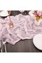 Cheesecloth Table Runner 13.3ft Boho Gauze Cheese Cloth Table Runner Rustic Sheer Runner 160inch Lon - 3
