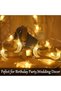6M String Lights 40 Lights Ramadan Decorations Light Moon Lights Star Lights LED String Lights Star - 3