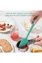 22,7cm Small Silicone Spatula for Cooking Scraping (Aqua Sky) - 6
