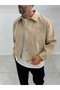 Beige Suede Jacket with Embroidered Back TW-7083 - 5