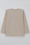 Boys' Long-Sleeve T-Shirt with Print, Ages 5–9, Beige - 2