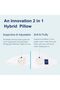 King Pillows 2 Pack, Adjustable Hybrid Memory Foam,46x86cm - 2