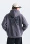 Oversize back printed sweatshirt - 3