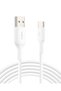 كابل شاحن BoostCharge USB-C، كابل USB-C إلى USB-A، كابل شحن USB من النوع C لأجهزة iPhone 16 و15.