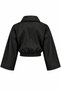 Black Satin Bomber Jacket - 2y9663 - 51229 - 2