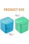 2 Pack Small Silicone Snack Containers with Lids, Leak Proof Salad Dressing Containers, Lunch Box Ac - 5