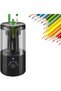 Electric Pencil Sharpener, Pencil Sharpener for Colored Pencils, Auto Stop, Super Sharp & Fast, 5 Ad