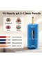 Electric Pencil Sharpener, Fully Automatic Pencil Sharpener, Auto in & Out, Rechargeable Hands-Free - 6