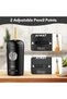 Electric Pencil Sharpener, Fully Automatic Pencil Sharpener for 7-8mm Pencils & Colored Pencils, Aut - 4