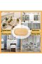 1-Piece Bamboo Bathroom Tray, Multi-Functional Organizer for Bathroom Kitchen & Breakfast Serving, D - 7