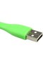 مصباح LED مرن يعمل بمنفذ USB لطاولة المكتب والكمبيوتر المحمول ولوحة المفاتيح والقراءة (أخضر) - 3