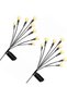 2 Pack Solar Swaying Lights Wind Motion Garden Stakes