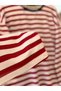 STRIPED OVERSIZED WOMEN'S SWEATSHIRT - 3