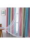 Curtains for Bedroom Decor, Rainbow Pink-Blue-34-54 - 5