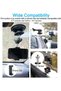 Camera Suction Cup Mount with Phone Holder and Action Camera Adapter, Adjustable Car Windshield Brac - 2
