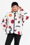 Women's Soft-Zip Patterned Fleece-Lined Jacket