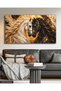Gold-Glittered Black-and-White Horse One-Piece Canvas - Canvas Painting - 7