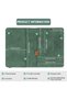 حافظة جواز سفر، غطاء محفظة لحمل جواز السفر، حافظة جواز سفر مع خاصية حجب RFID، حافظة وثائق سفر من الجلد الصناعي - 5