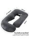 مخدة حوامل U Shape Pregnancy Pillow - Full Body Maternity Pillow for Sleeping | Side Sleeper Support - 2