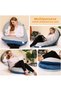 C-Shaped Pregnancy Pillow,Blue Full Body Support Cushion - 3