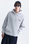 Oversize back printed sweatshirt - 2