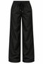 Black Bomber Satin Pants - 2y9663 - 51229