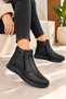 Fabbi 83707 Women's Genuine Leather Double-Zip Casual Comfort Boots - 3