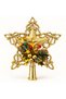20 cm New Year's Tree Top Star, Gold Luxury Decorative Fir Tree Topper - 3