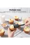Silicone Spatula Cooking Kitchen Utensils (4pcs, Black) - 8