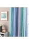 Blue Green Grey Rainbow Curtains Boys for Bedroom 1 Panel - 3