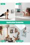 Tablet Wall Mount Holder, 360° Rotating & Tilting, 2 Install Options (Adhesive for Smooth Walls, Dri - 3