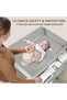 Portable Baby Changing Table with Wheels, 3-Level Adjustable Heights Folding Diaper Changing Station - 6