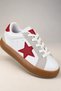 Unisex Rubber Sole, Lace-Up Casual Sneakers for Girls and Boys with Star Details - 4