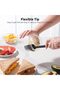 22,7cm Small Silicone Spatula for Cooking Scraping (Black) - 5