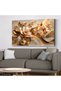 White Elegant Flower in a Gold Vase, Single-Piece Unlit Canvas - Canvas Painting - 4