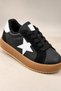 Unisex Rubber Sole, Lace-Up Casual Sneakers for Girls and Boys with Star Details - 4