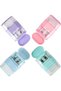Manual Pencil Sharpener with Eraser, Two Hole Multi-Colour Sharpener with Eraser, Fun Stationery, Ba - 6