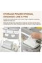 Portable Baby Changing Table with Wheels, 3-Level Adjustable Heights Folding Diaper Changing Station - 2