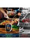 ميزان حرارة رقمي متعدد الوظائف للطهي، ميزان حرارة للطعام + منبه حراري + مؤقت للمطبخ، كبير الحجم - 4