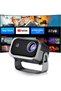 P28B Mini Smart Projector Support 4K,Built-in Android with Apps