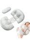 Pregnancy Pillow, Maternity Pillow Side Sleeper Pregnancy Support Pillow Adjustable Bed Wedge Pillow