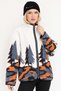 Women's Soft-Zip Patterned Fleece-Lined Jacket - 3
