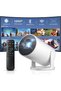Smart Mini Projector Support 4K 1080P,[Android 14 & Built-in Apps]