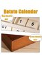 تقويم مكتبي دوار دائم، مخطط تاريخ يدوي - 3