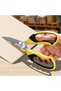 Utility Scissors, Heavy Duty Multipurpose 8", with Protective Case, Sharp All-Purpose Scissors for C - 5