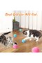 Interactive Cat Toy Ball - Automatic Self-Moving Electric Plush Toy with Obstacle Avoidance, Irregul - 6