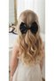 Satin Bow Hair Clip Set of 2 for Girls – Tiara Hair Clips (Hair Clips) - 2