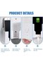 4PCS Self-Adhesive Table Phone Holder，Plastic Wall Self Adhesive TV Remote, Storage/Charging Remote - 6