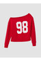 TWO MT SHOP QUALITY XSIDE Red Boat Neck Soft Touch Women's Sweatshirt - 5